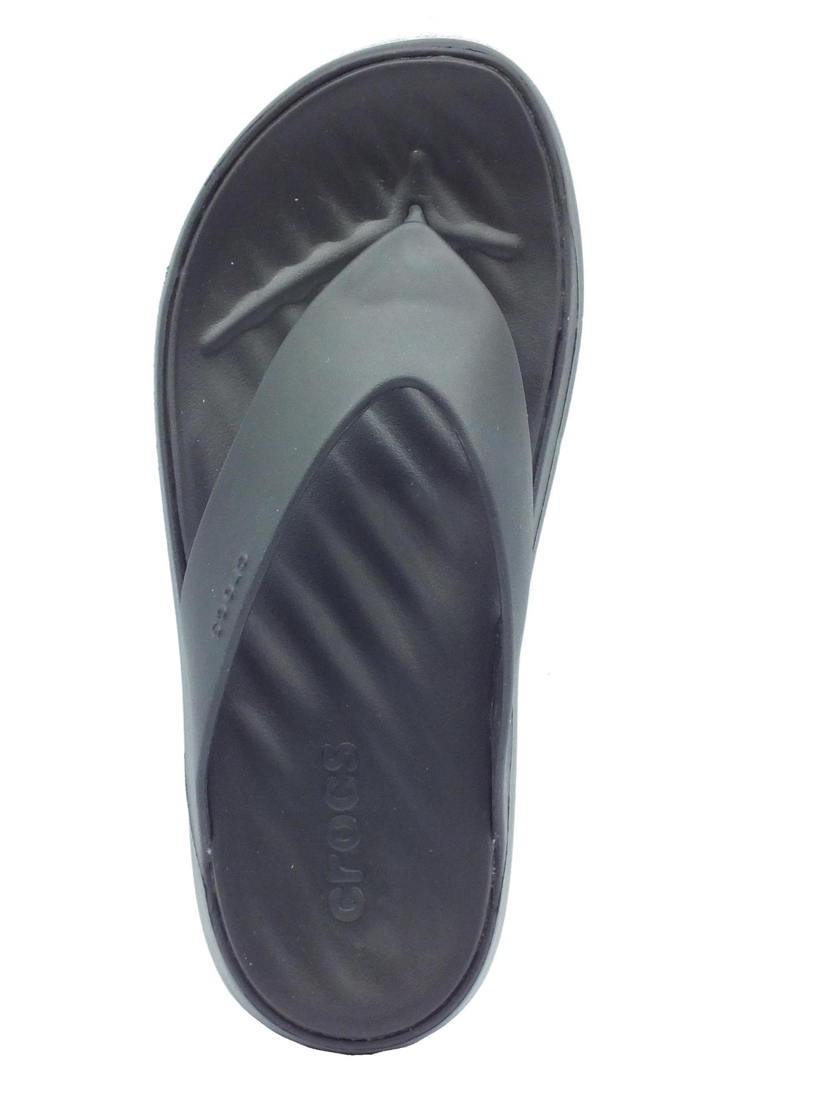 Crocs Crocs 209410 Getaway Platform Flip Black Infradito con zeppa media per Donna in gomma nero Nero