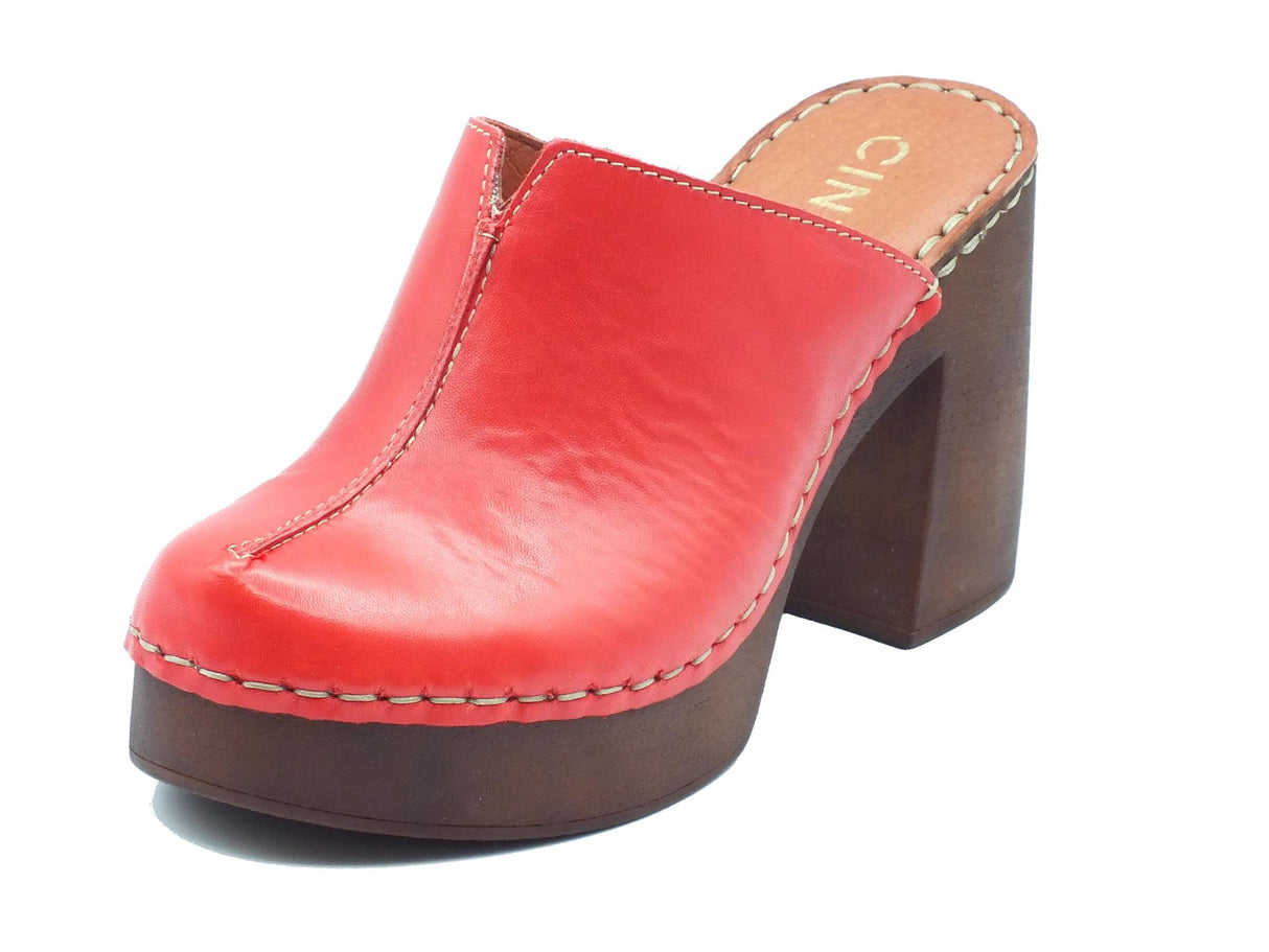 Cinzia Soft Cinzia Soft PQ8235461 Lollipop Sandali con tacco alto per Donna in pelle rossa con plateau Lollipop