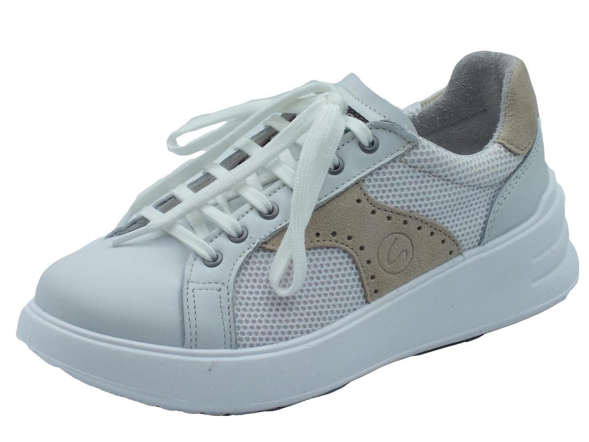 Grisport Grisport Sneakers Donna 6800T20 Bianco Touch pelle bianco Bianco Touch