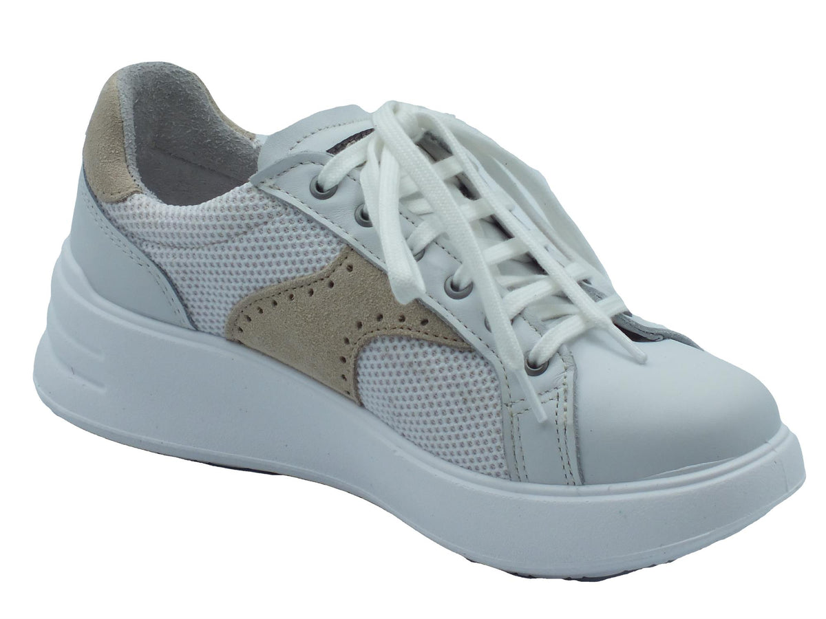 Grisport Grisport Sneakers Donna 6800T20 Bianco Touch pelle bianco Bianco Touch