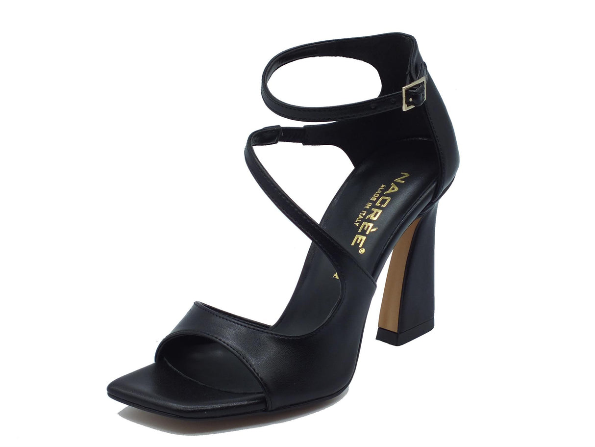 Nacrèe Nacrèe 546K035 Cap Nero Sandali eleganti per Donna tacco alto rosa Nero