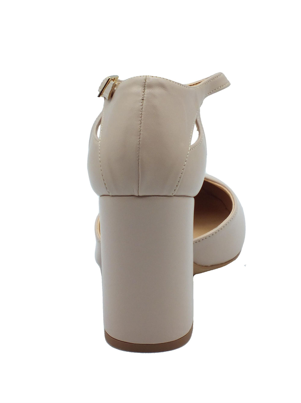 Nacrèe Nacrèe 962G021 Cap Nude Decolte a punta con cinturino per donna in ecopelle con tacco alto Rosa