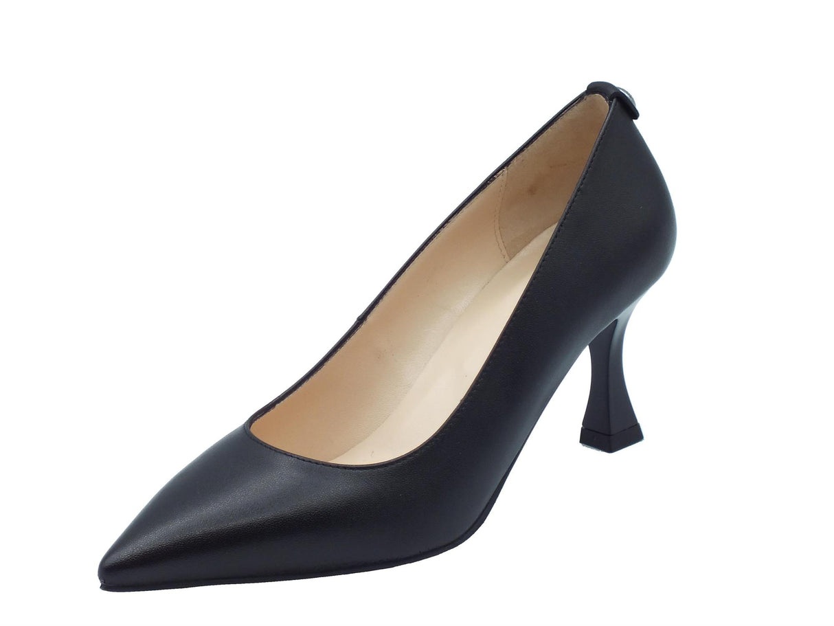 Nero Giardini NeroGiardini E307081DE Nappa Nero Decoltè elegante per Donna in pelle tacco medio Nero
