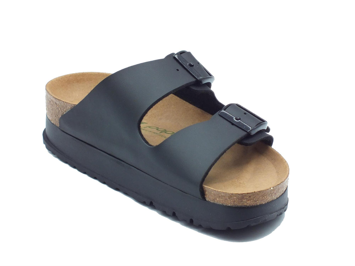 Papillio Papillio 1027395 Arizona Pap Flex Platform Black Sandali per Donna con doppia fibia Black