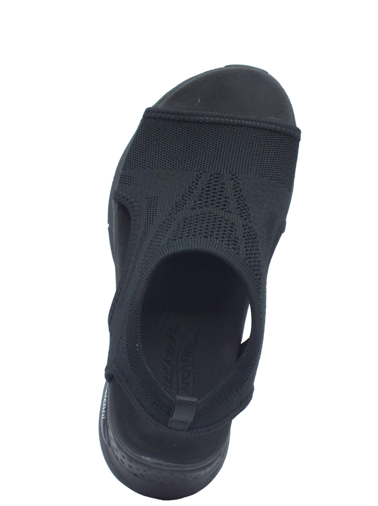 Skechers Skechers Arch Fit 119236 City Catch Black Sandali per Donna in tessuto elasticizzato nero Black