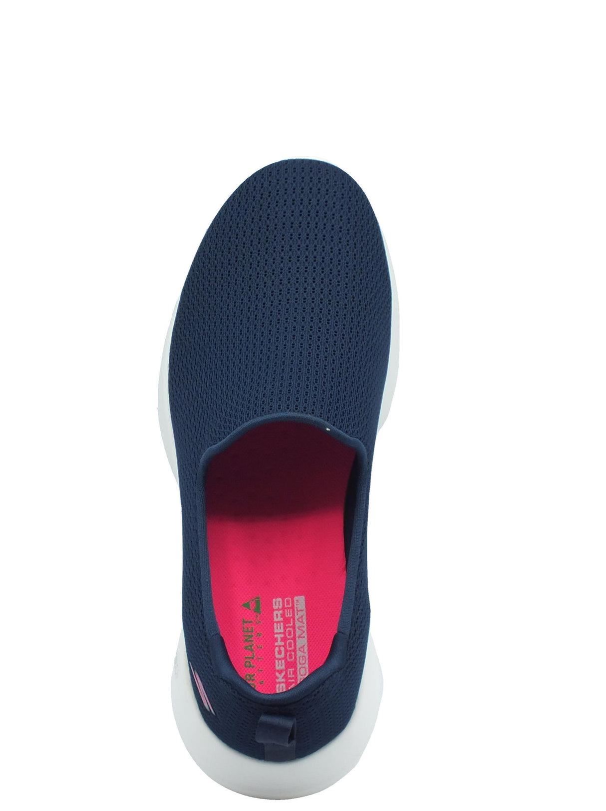 Skechers Skechers Performance Go-Walk 124637 Aurora Navy White Slip-On per Donna in tessuto blu Navy White