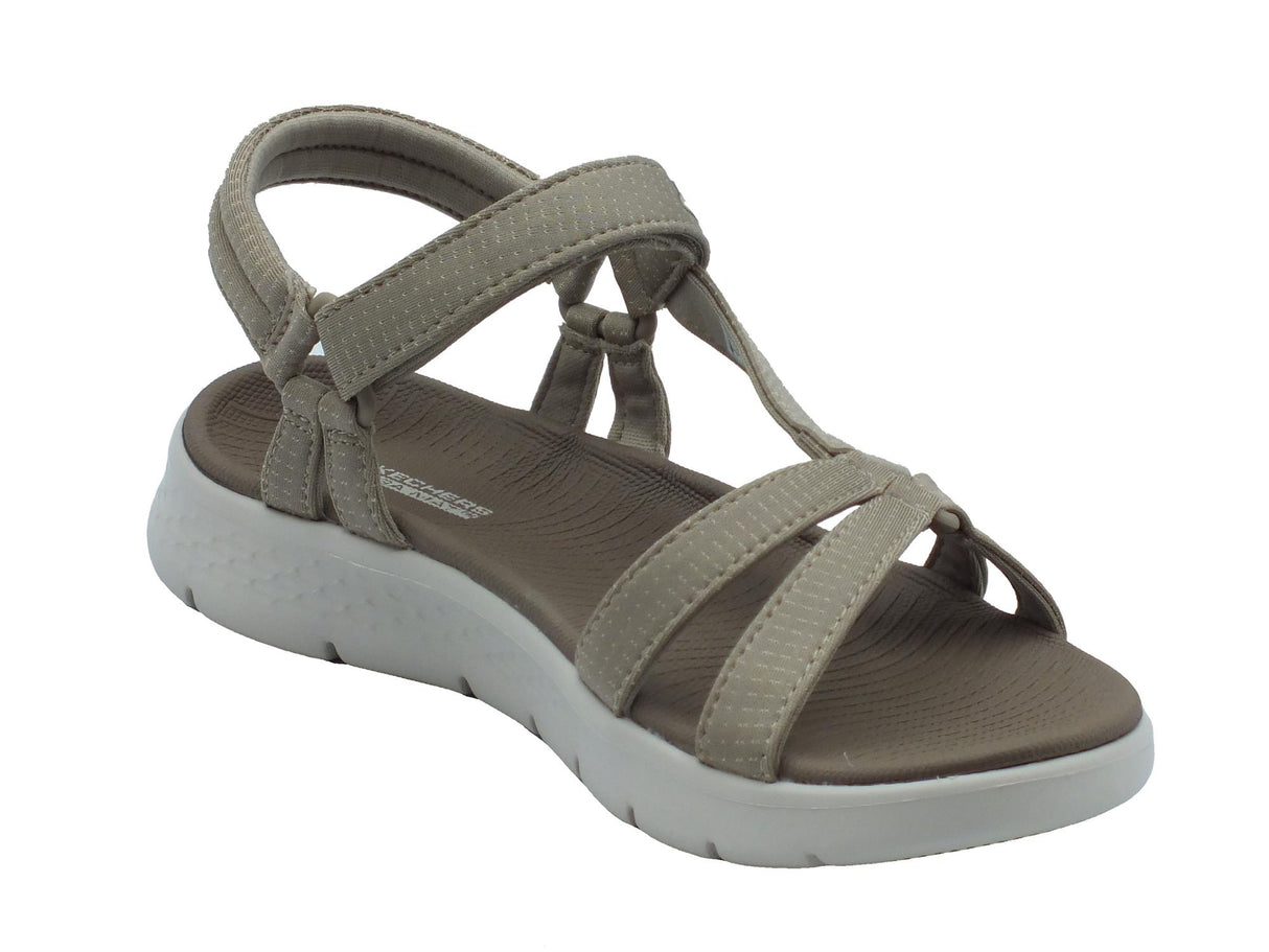 Skechers Skechers Sandali zeppa bassa Donna 141451 Sublime Taupe sintetico beige Taupe
