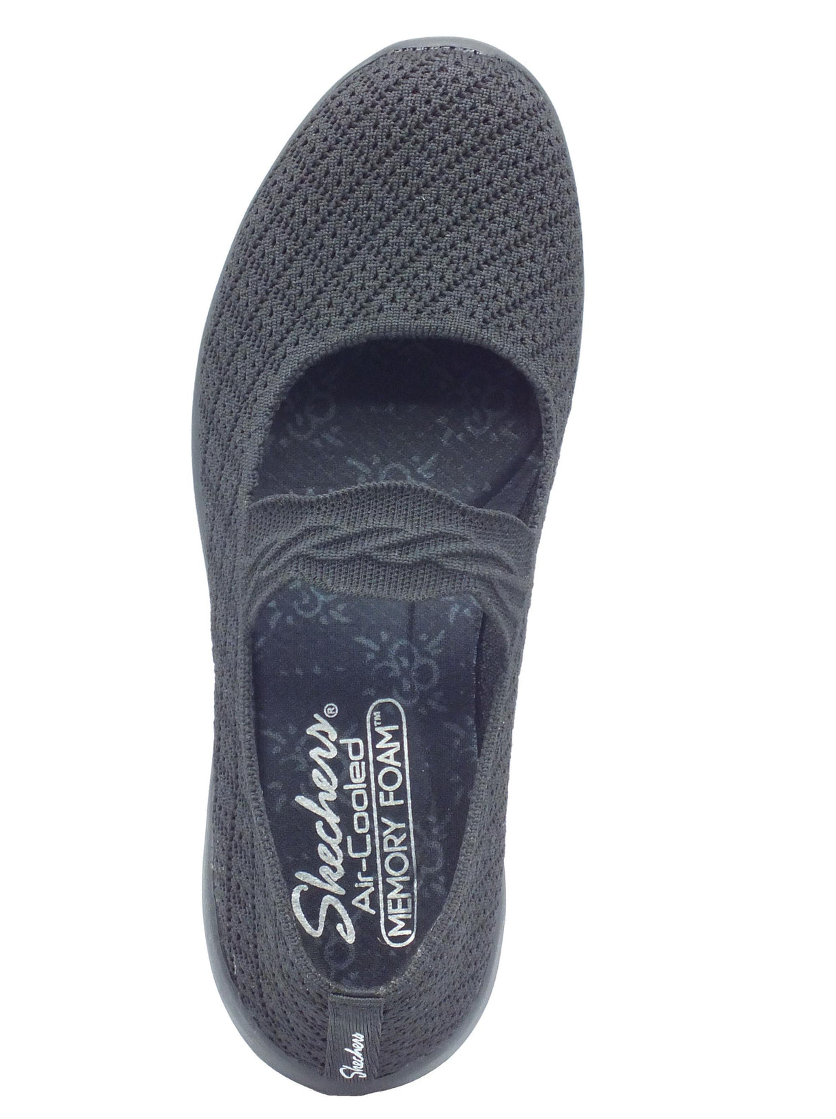 Skechers Skechers Stretch Fit 158565 Arya That's Sweet Black Ballerine Sportive per Donna in tessuto nero Black
