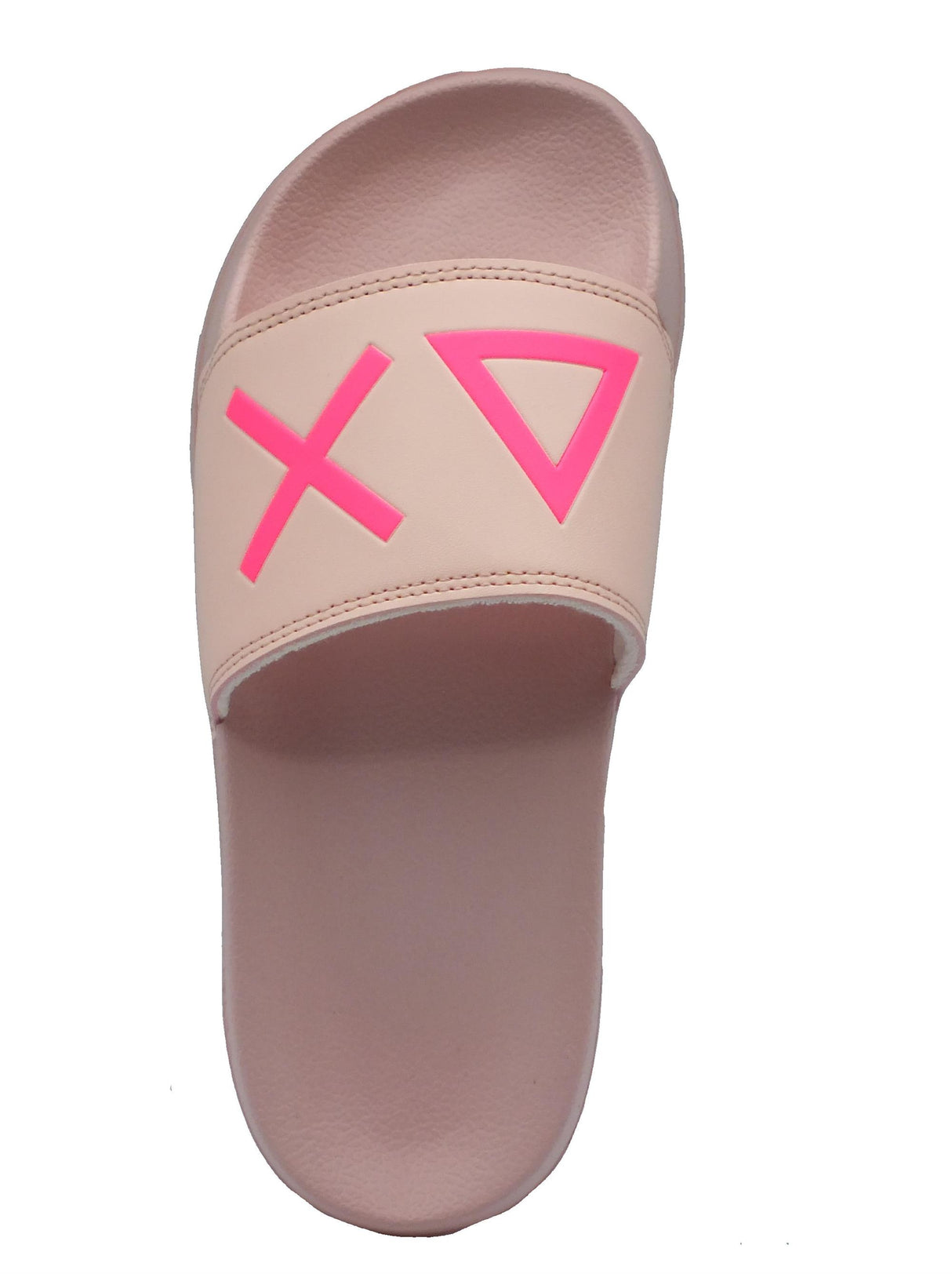 SUN68 SUN68 X34203 Slippers Logo Rosa Ciabatte per Donna in gomma Rosa