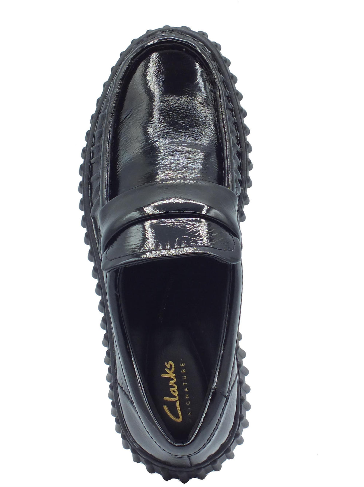 Clarks Clarks Torhill Mocc Black Patent Mocassini per Donna in vernice nera Black Patent