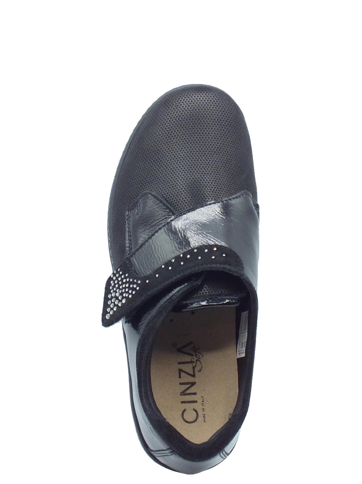 Cinzia Soft Cinzia Soft IM51107D Nero Mocassini Comfort per Donna in pelle con sottopiede estraibile Nero