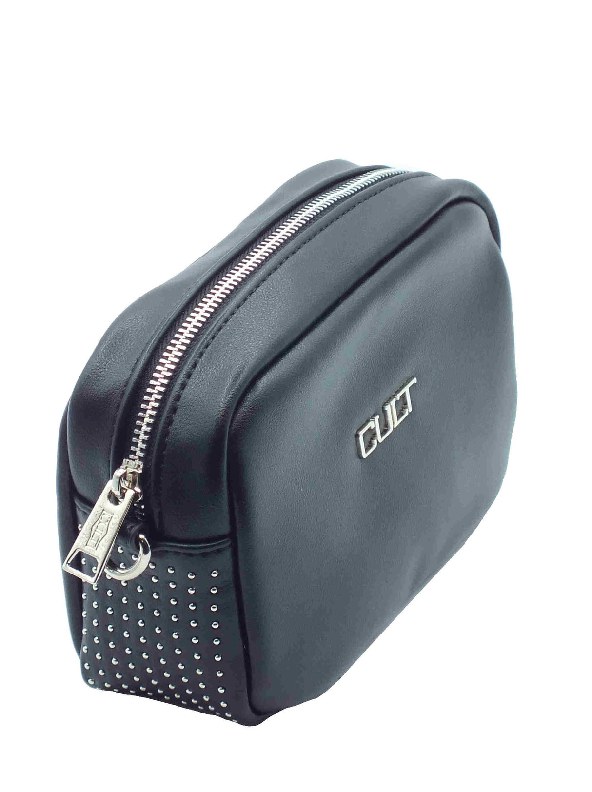CULT CULT Janis X07.002 Nero Tracollina mini morbida per Donna in ecopelle con bulloncini Nero