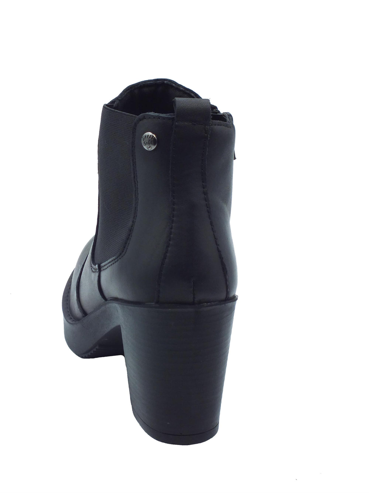 ENVAL Soft ENVAL Soft 6759700 Nappa Soft Nero Tronchetti per Donna in pelle con lampo tacco medio Nero