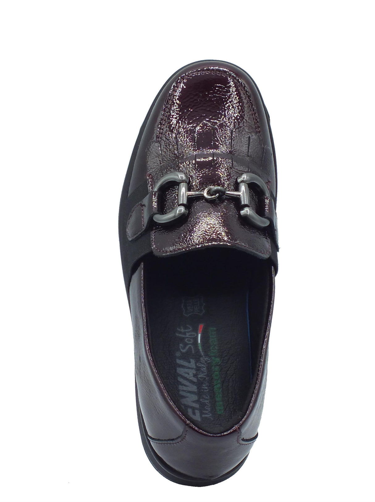 ENVAL Soft ENVAL Soft 6763211 Naplak Bordò Mocassini Comfort per Donna in vernice Bordò