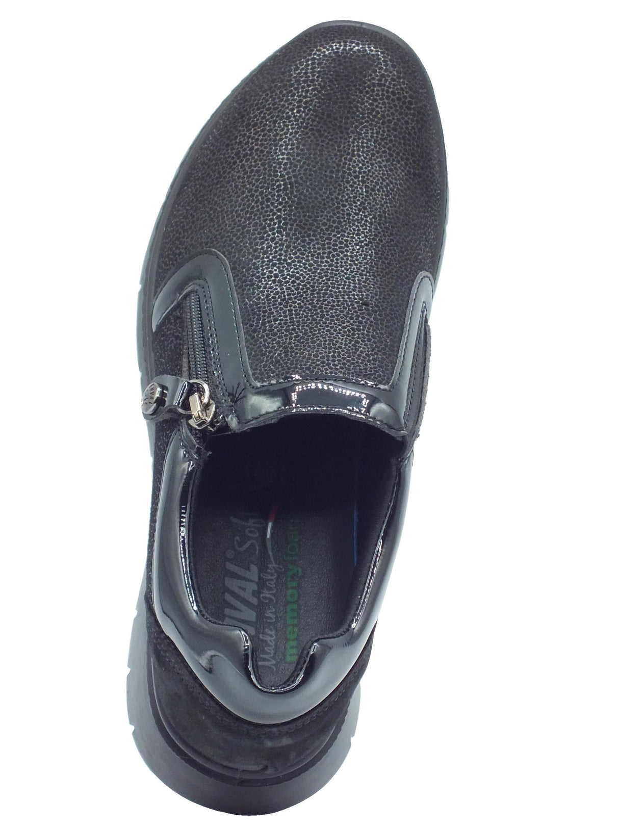 ENVAL Soft ENVAL Soft 6774900 Planet Nero Sneakers confort con zeppa bassa per Donna in scamosciato Nero