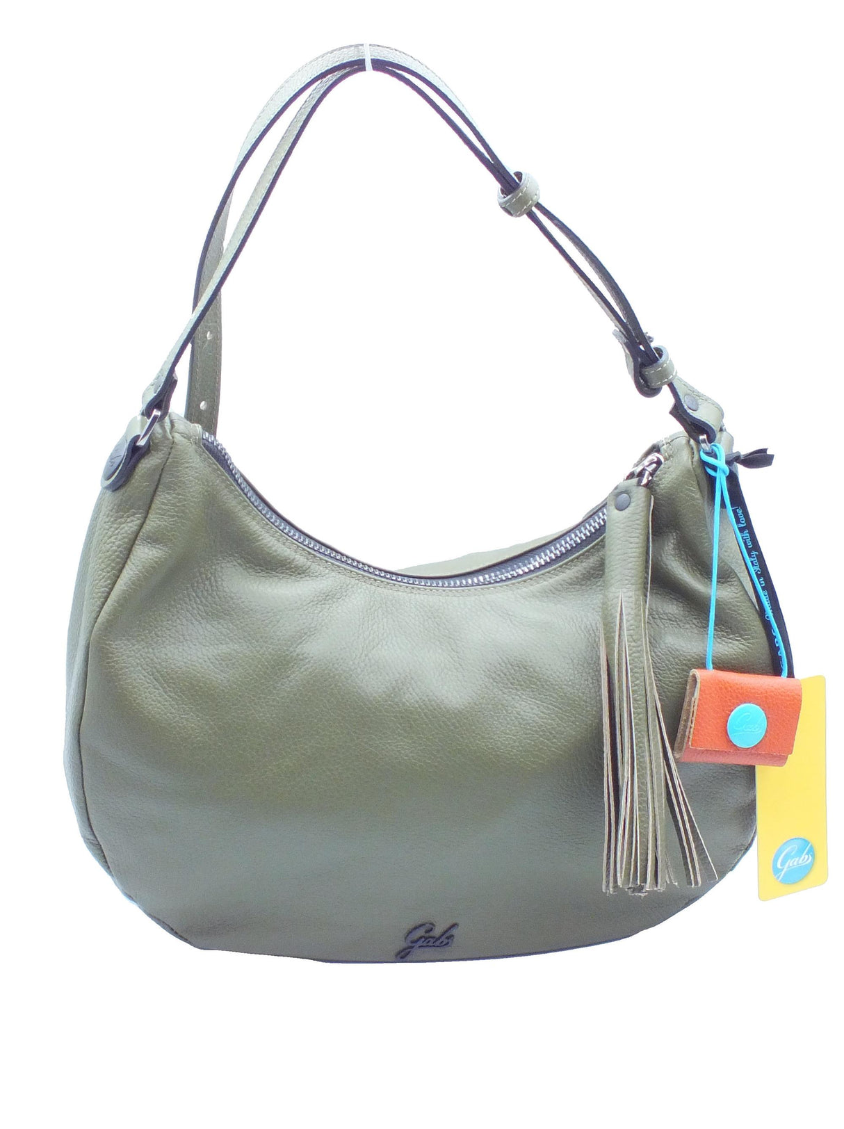 Gabs Gabs G01560T3 Maite Bull Verde TgL Borsa Shopping per Donna in pelle con lampo Verde