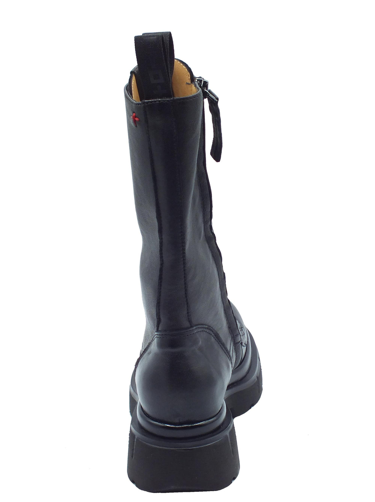 GIO+ GIO+ Anfibi Donna CORA02A Combi Black pelle nero Black