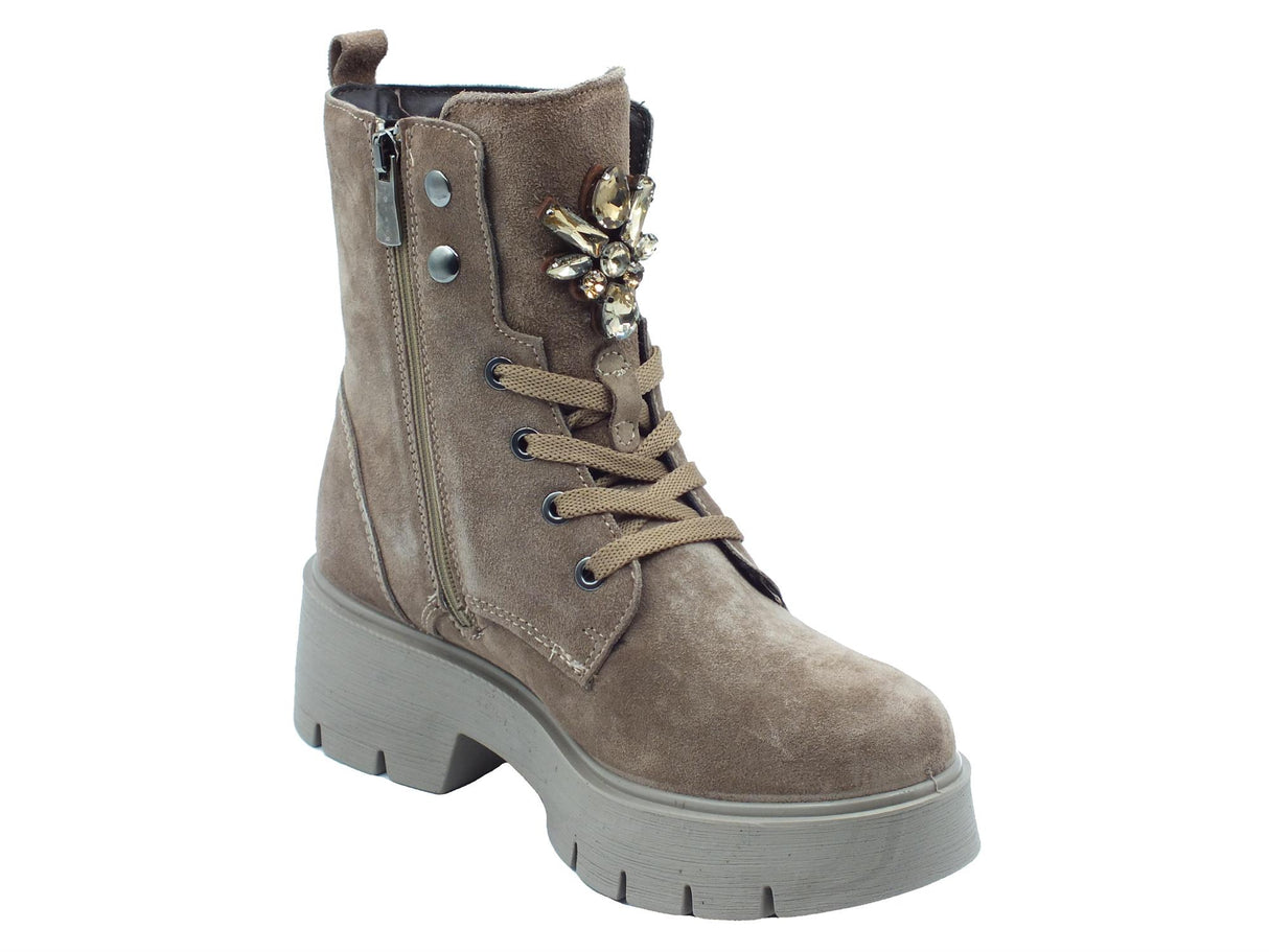 Igi&Co Igi&Co Scarponcini Donna 6665511 Scam Superiore Fango pelle marrone Fango