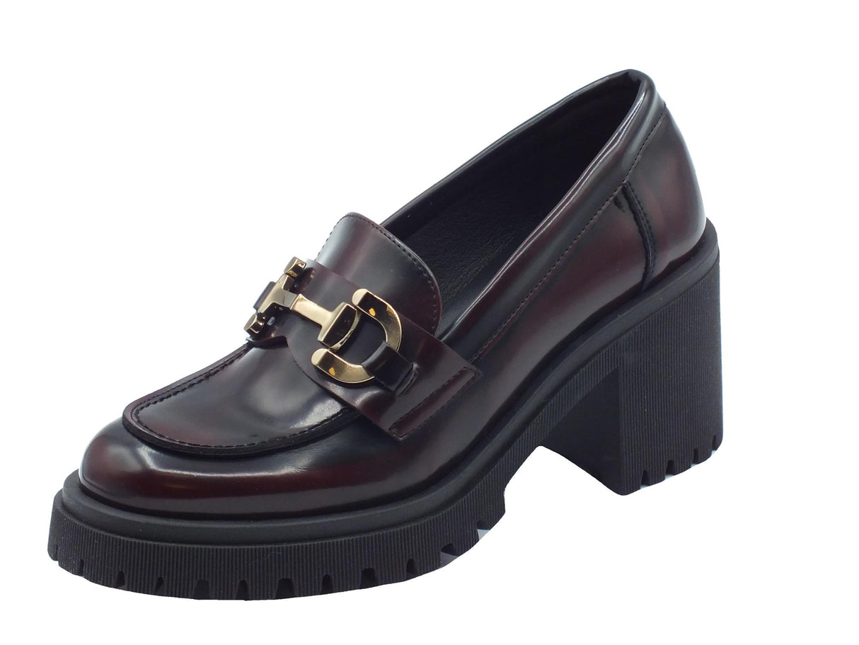 Nacrèe Nacrèe 6007008 Brush Bordò Mocassini eleganti per Donna tacco alto Bordò