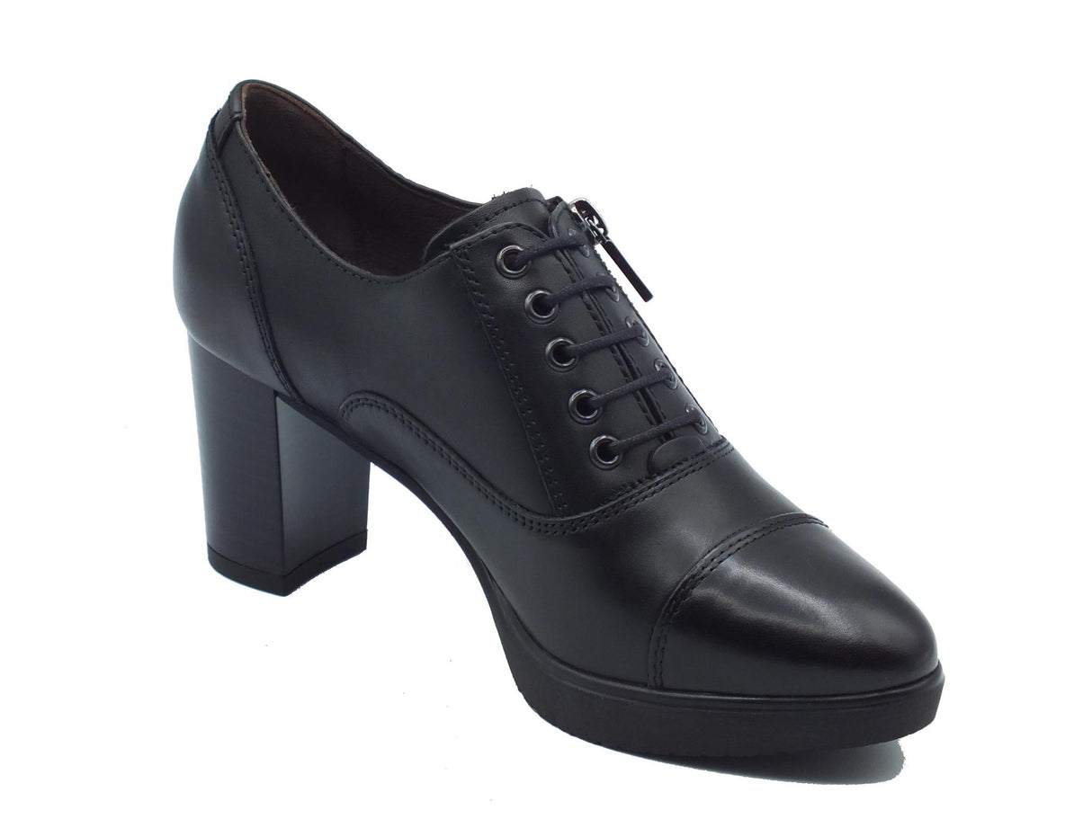 Nero Giardini NeroGiardini I205020D Nero Francesine per Donna in pelle con tacco medio Nero