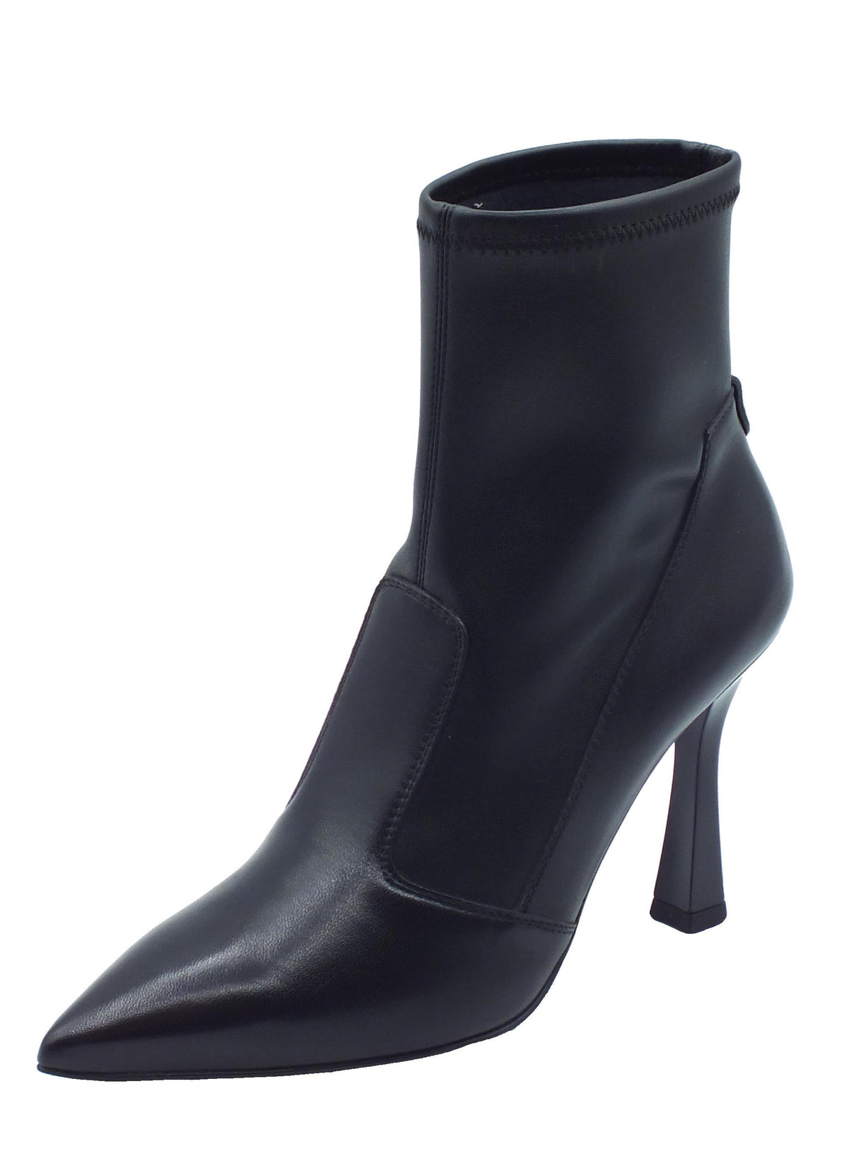 Nero Giardini NeroGiardini I410842D Nappa Pand. Nero Tronchetti eleganti per Donna in pelle con tacco a spillo Nero