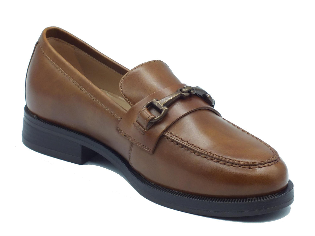 Nero Giardini NeroGiardini I411260D Manolete Col. Cuoio Mocassini Classici Eleganti Donna pelle con tacchetto Cuoio