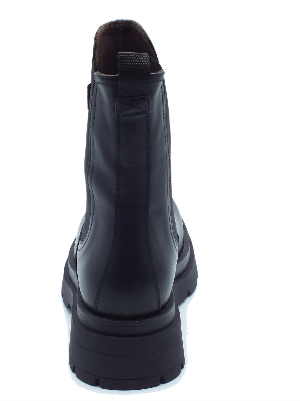 Nero Giardini NeroGiardini I411940D Nero Tronchetti Beatles con tacco medio per Donna in pelle Nero