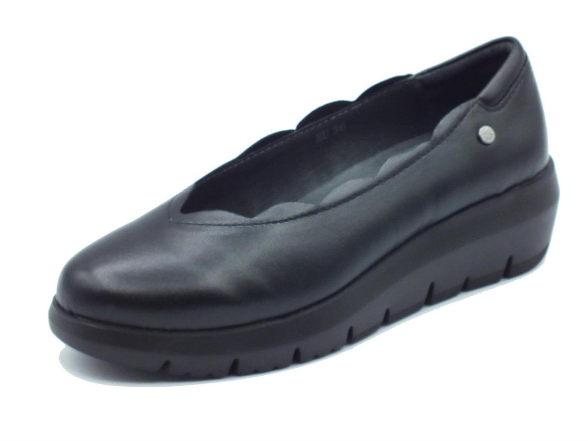 Stonefly Stonefly 221537 Plume Nappa Black Mocassini per Donna in pelle zeppa media Black