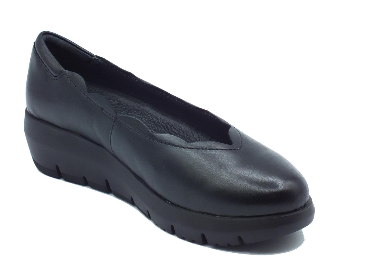 Stonefly Stonefly 221537 Plume Nappa Black Mocassini per Donna in pelle zeppa media Black