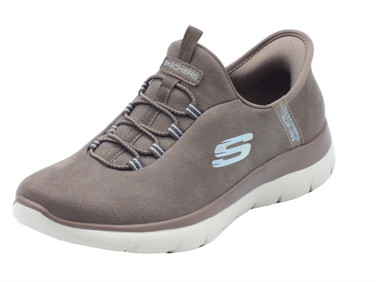 Skechers Skechers 150254 Unknown Trail Brown Slip-On per Donna in tessuto elasticizzata marrone Brown