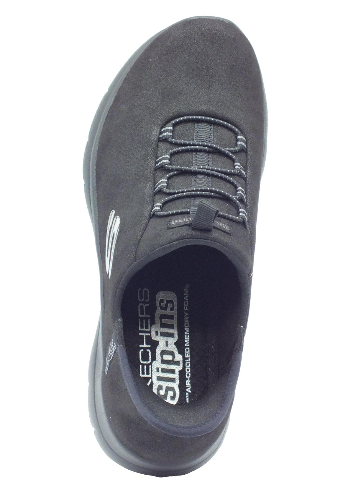 Skechers Skechers 150254 Unknown Trail Black Slip-On per Donna in tessuto elasticizzata nero Black