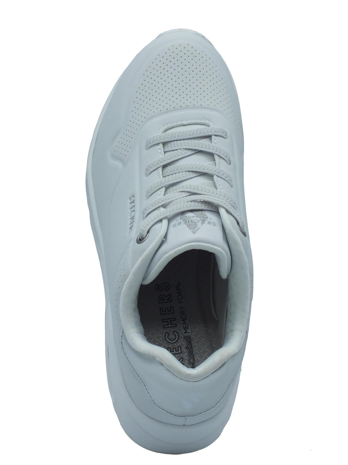 Skechers Skechers Street 155196 Uno Shimmer Away White Scarpe Sportive per Donna in sintetico White