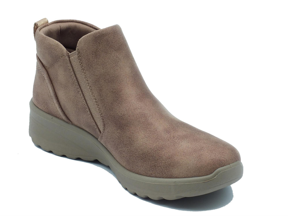 Skechers Skechers 158952 Fall in Bloom Mushroom Tronchetti per Donna in ecopelle rosa con lampo Mushroom