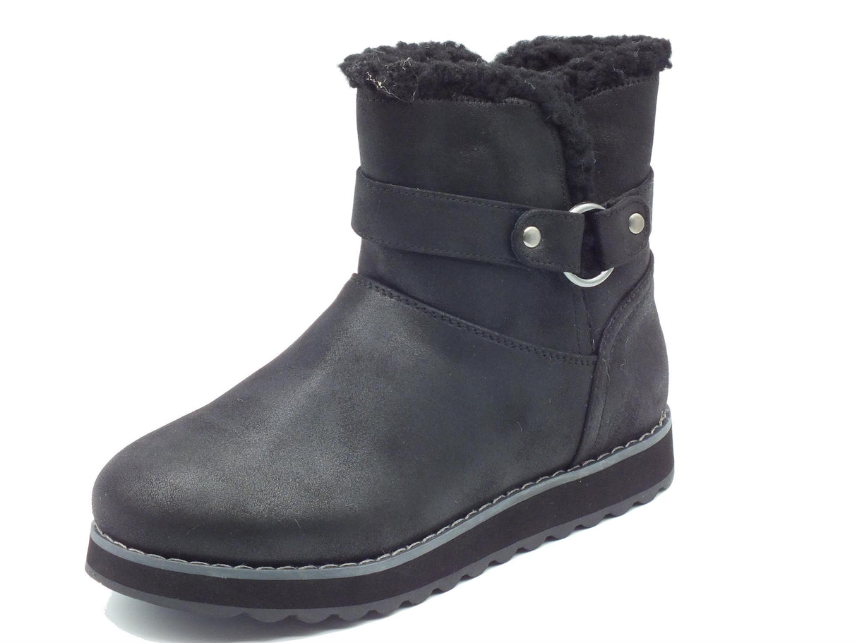 Skechers Skechers Tronchetti con zeppa Donna 167615 Home Sweet Home black sintetico nero black