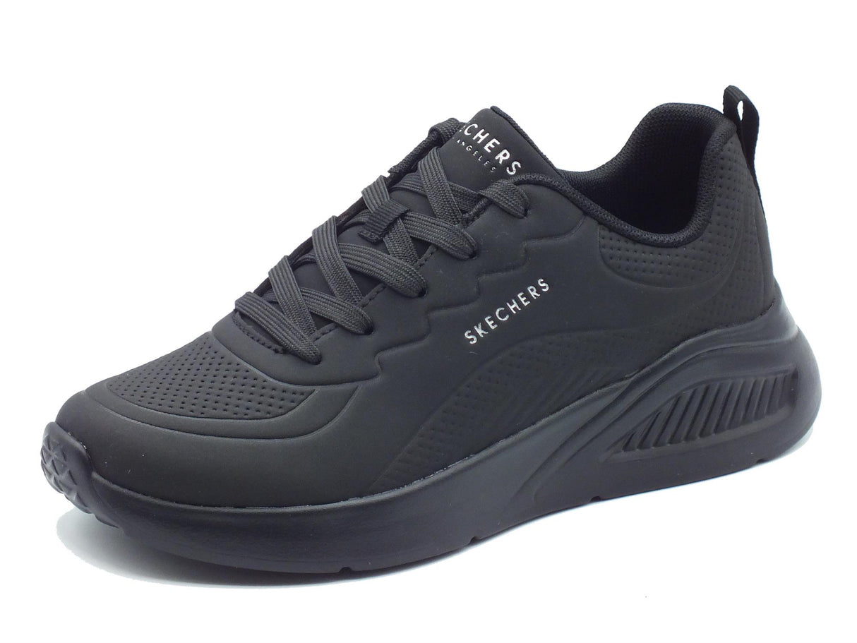 Skechers Skechers 177288 Uno Lite Lighert Black Scarpe Sportive per Donna in ecopelle Black