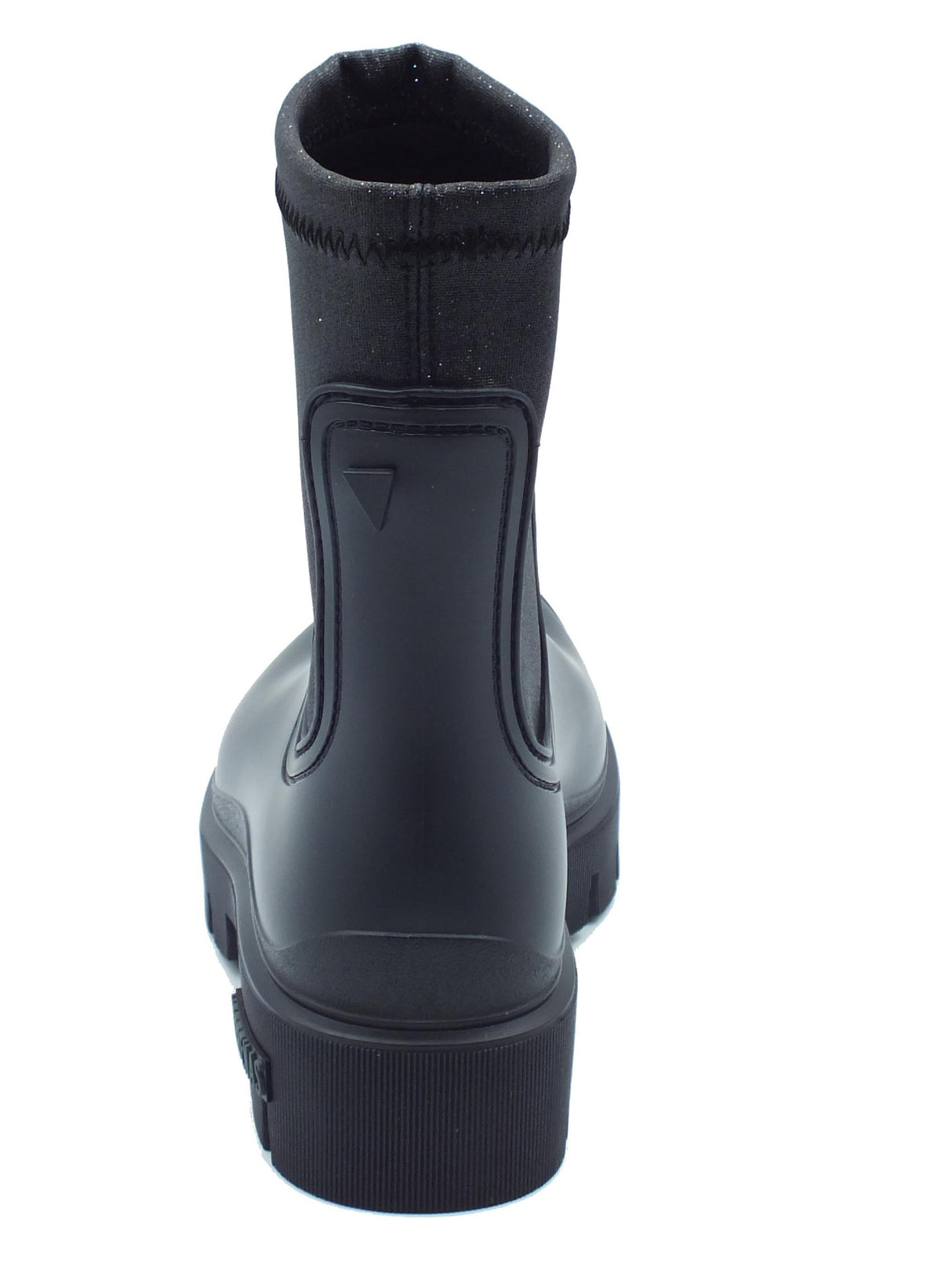 Verbenas Verbenas Muki Mate Galaxy Negro Tronchetti pioggia per Donna in gomma nera Nero