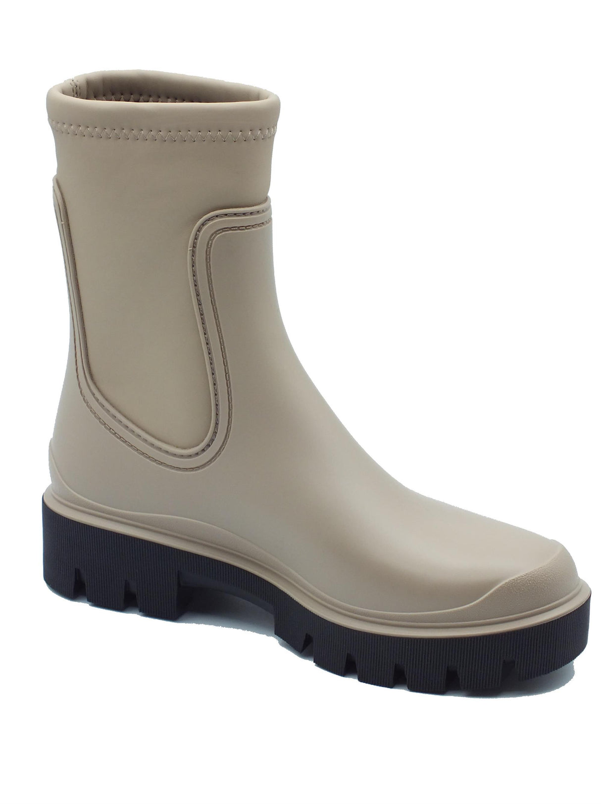 Verbenas Verbenas Muki Mate Gommato Arena Tronchetti pioggia per Donna in gomma beige beige