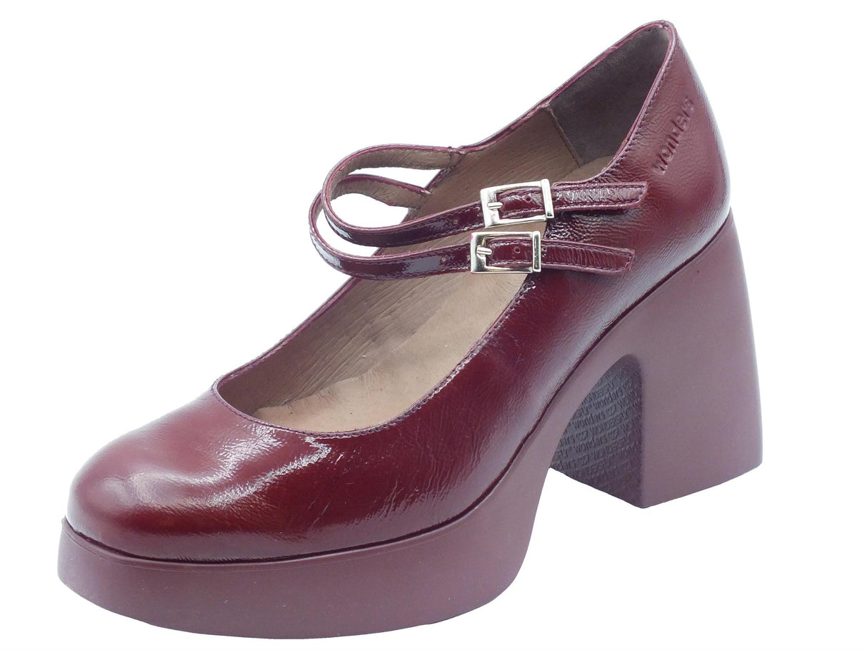 Wonders Wonders Decoltè con tacco Donna H-4960 Menorca Vino pelle rosso Vino
