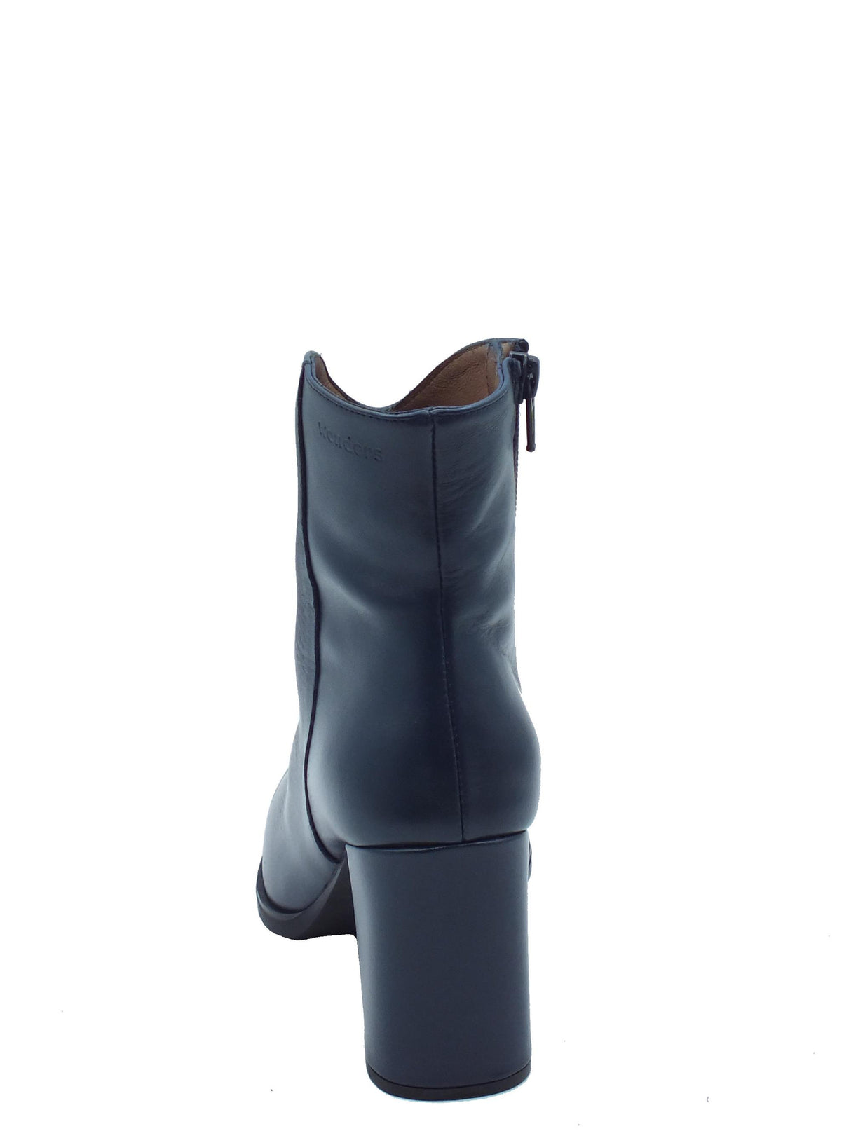 Wonders Wonders M-5403 Iseo Noche Tronchetti per Donna in pelle con tacco alto blu