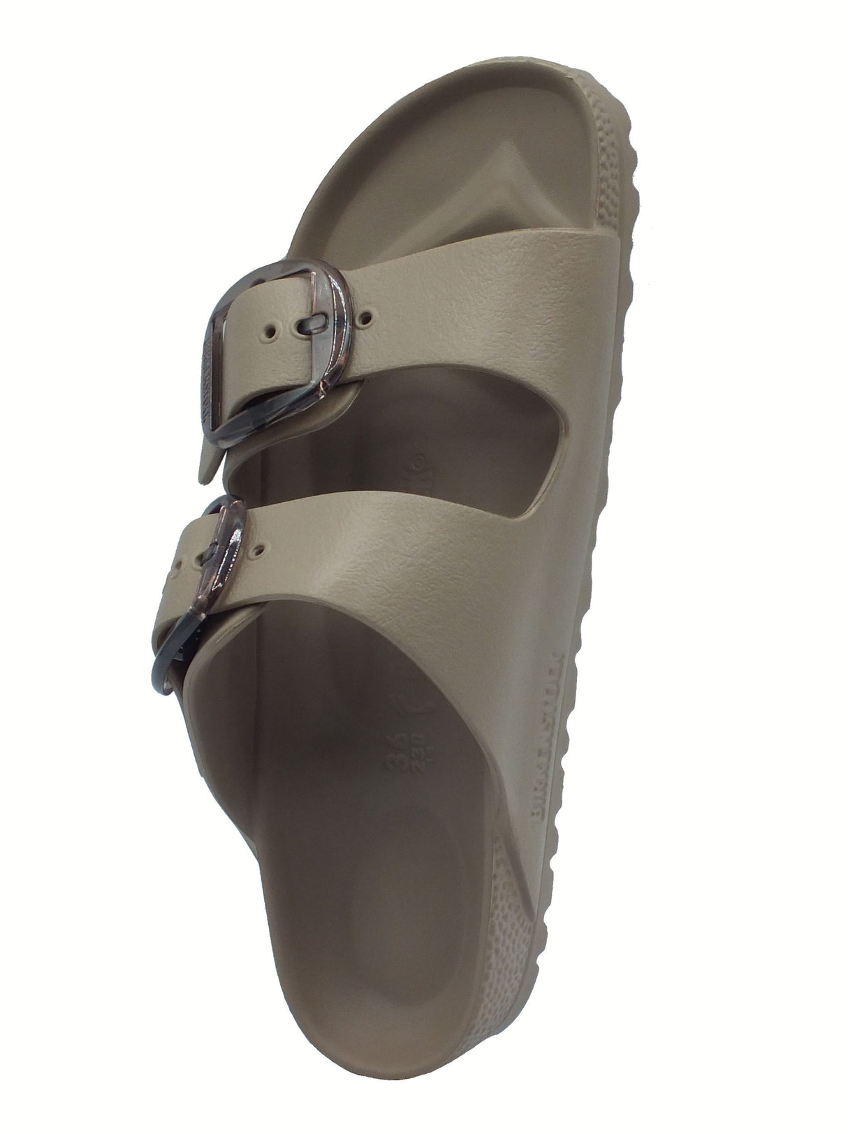 Birkenstock Birkenstock Sandali zeppa bassa Donna 1030389 Arizona Big Buckle EVA Gray Taupe gomma grigio Gray Taupe