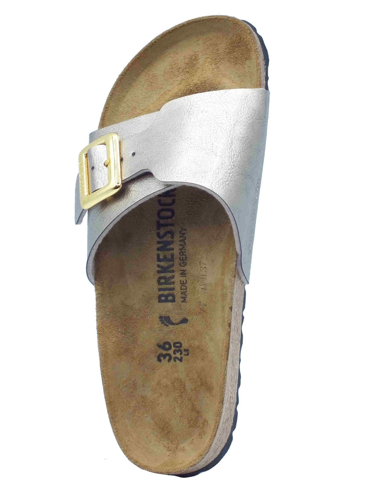 Birkenstock Birkenstock 1029416 Catalina Cushion Bunckle Taupe Sandali per Donna con zeppa bassa fondo pelle Taupe