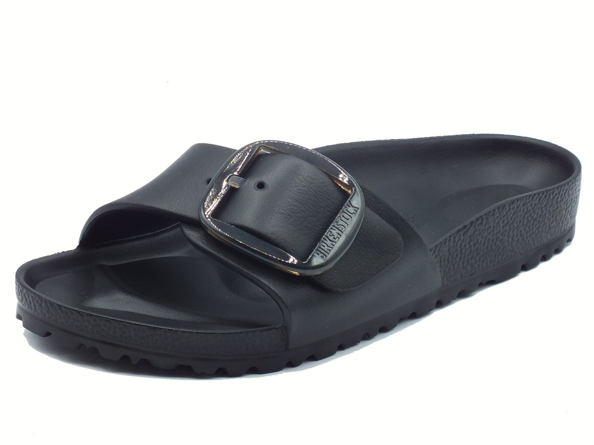 Birkenstock Birkenstock Sandali zeppa bassa Donna 1029633 Madrid Big Buckle EVA Black gomma nero Black