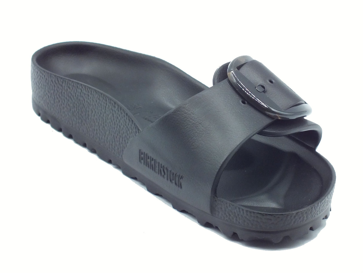 Birkenstock Birkenstock Sandali zeppa bassa Donna 1029633 Madrid Big Buckle EVA Black gomma nero Black