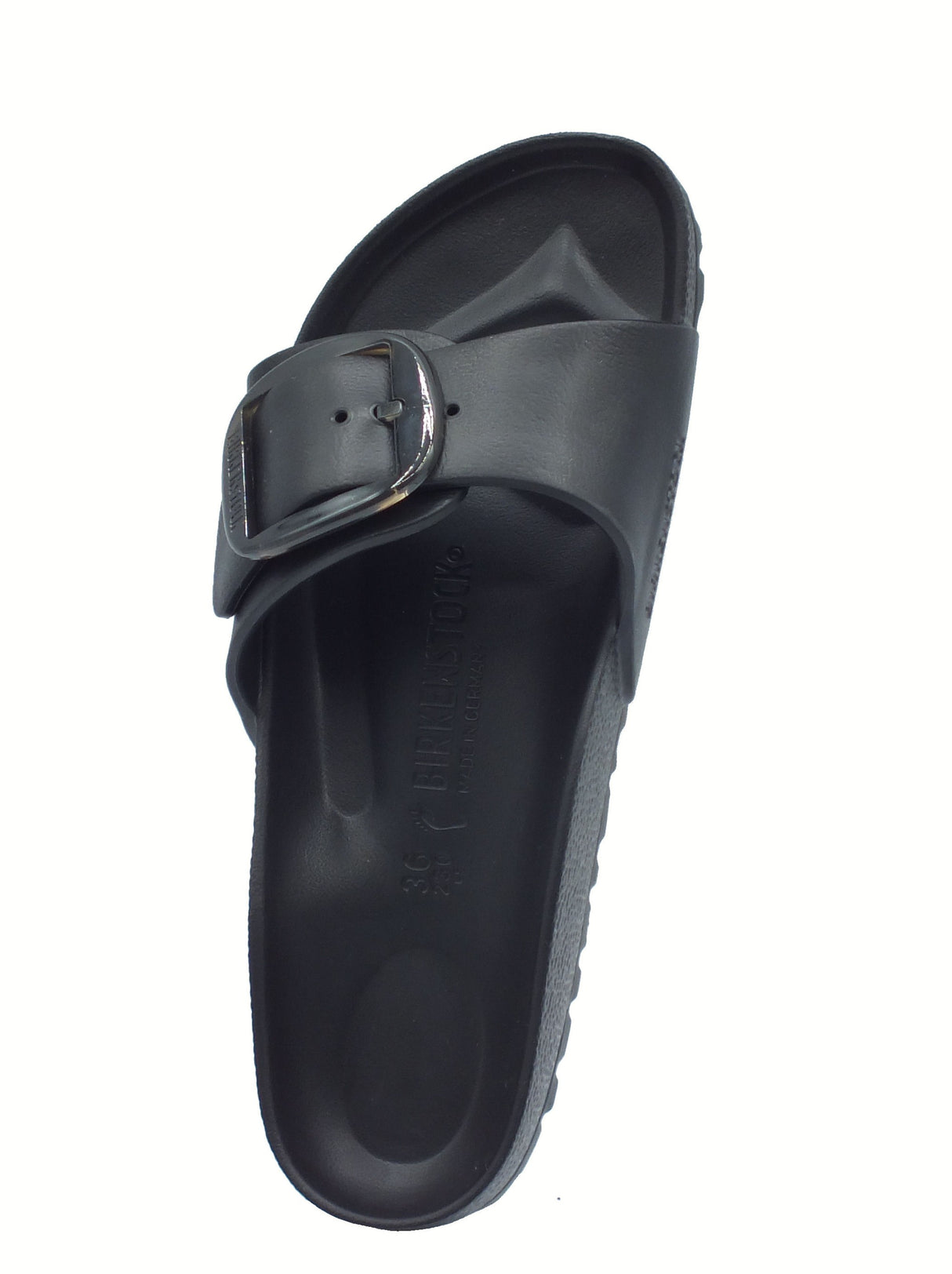 Birkenstock Birkenstock Sandali zeppa bassa Donna 1029633 Madrid Big Buckle EVA Black gomma nero Black