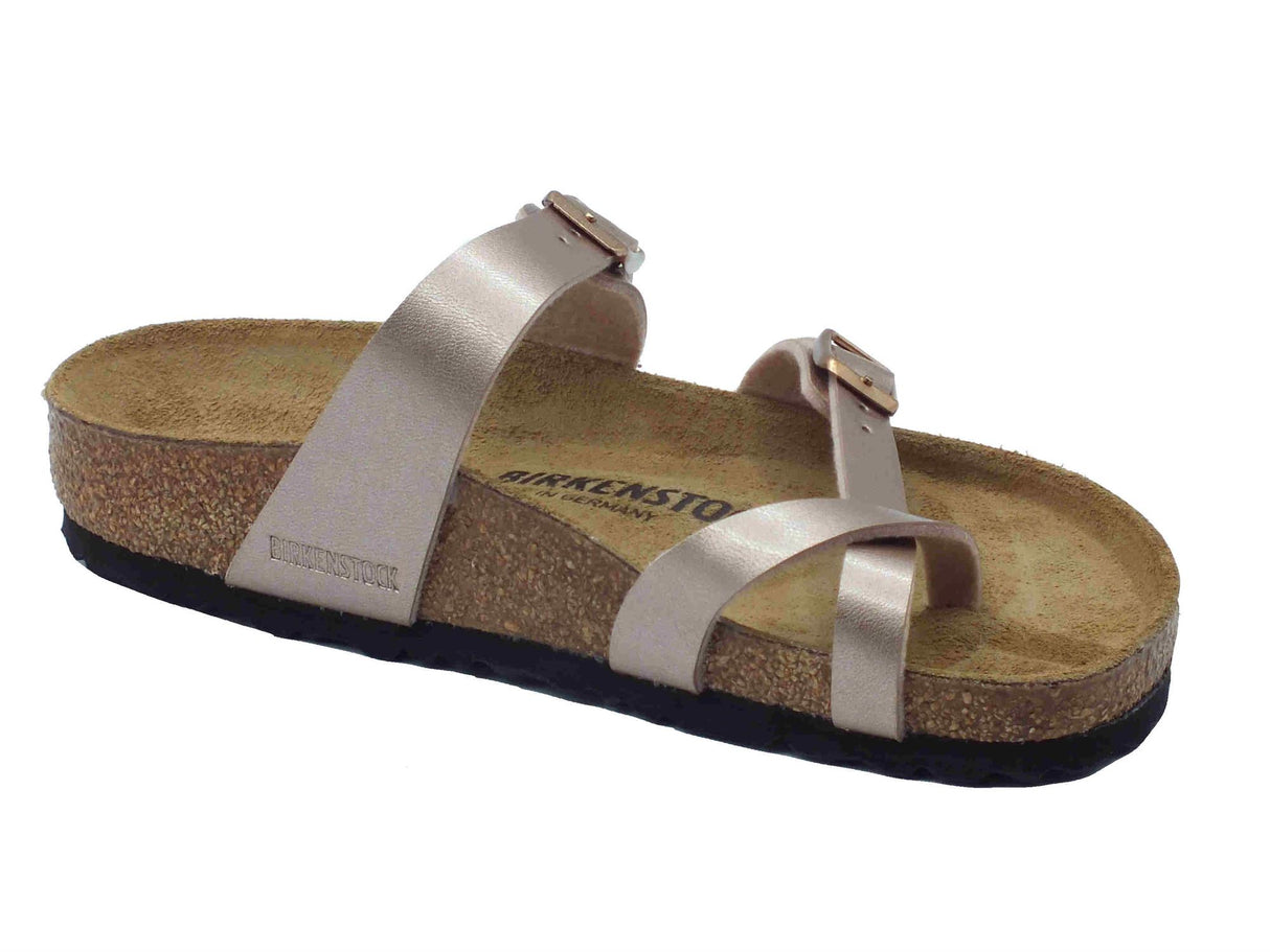 Birkenstock Birkenstock Infradito zeppa bassa Donna 1029813 Mayari Copper sintetico rosa Mayari Copper
