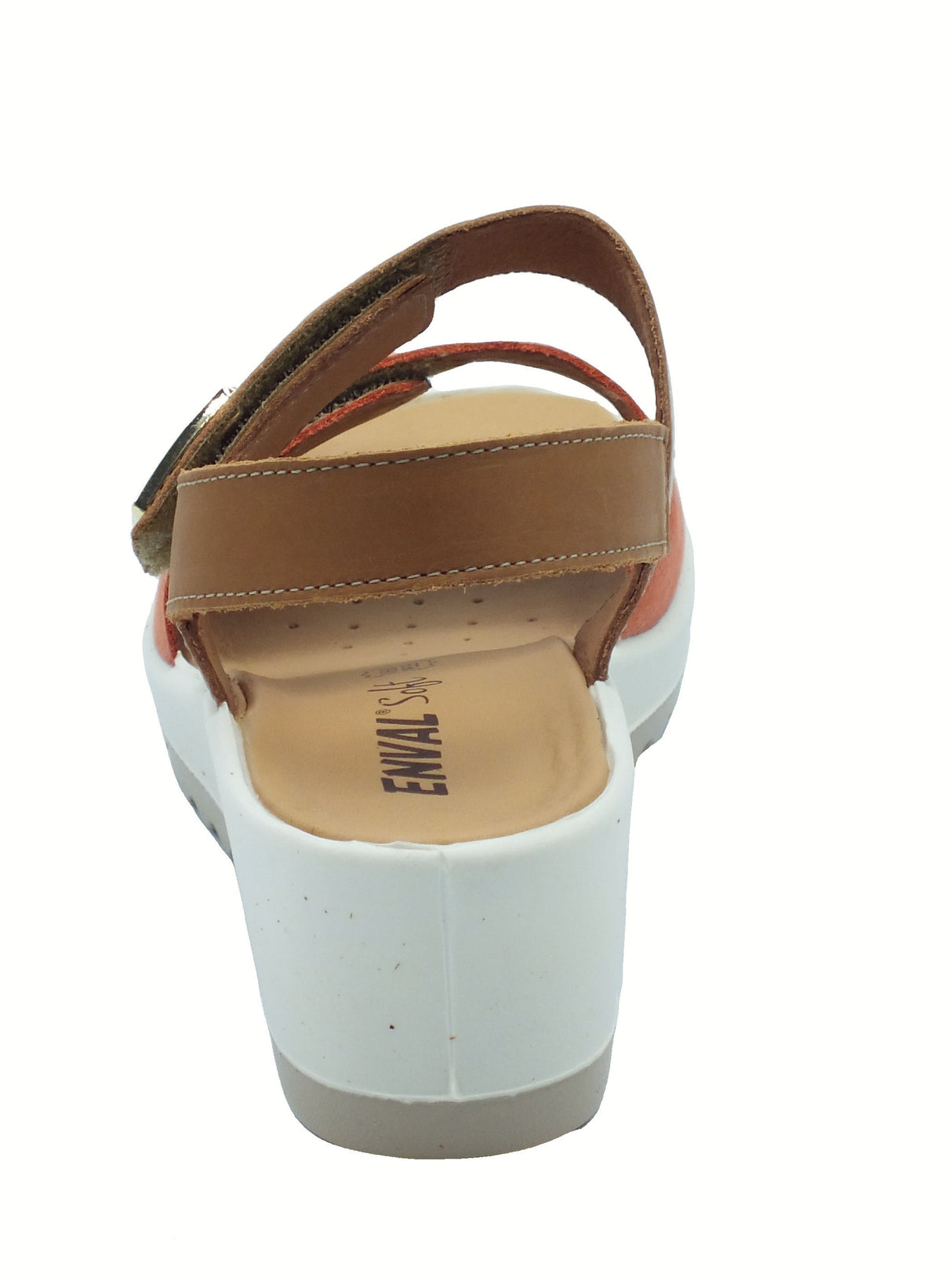 ENVAL Soft ENVAL Soft 7778811 Nabuk Nappa Arancio Sandali Confort per Donna in pelle Arancio
