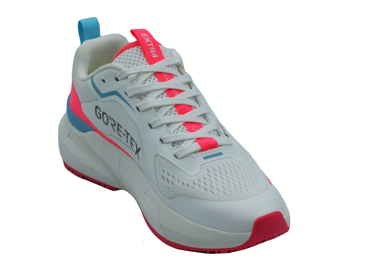 EXTR4 Extr4 7705011 Nylon Bianco Scarpe Sportive per Donna in tessuto Goretex con foam Bianco