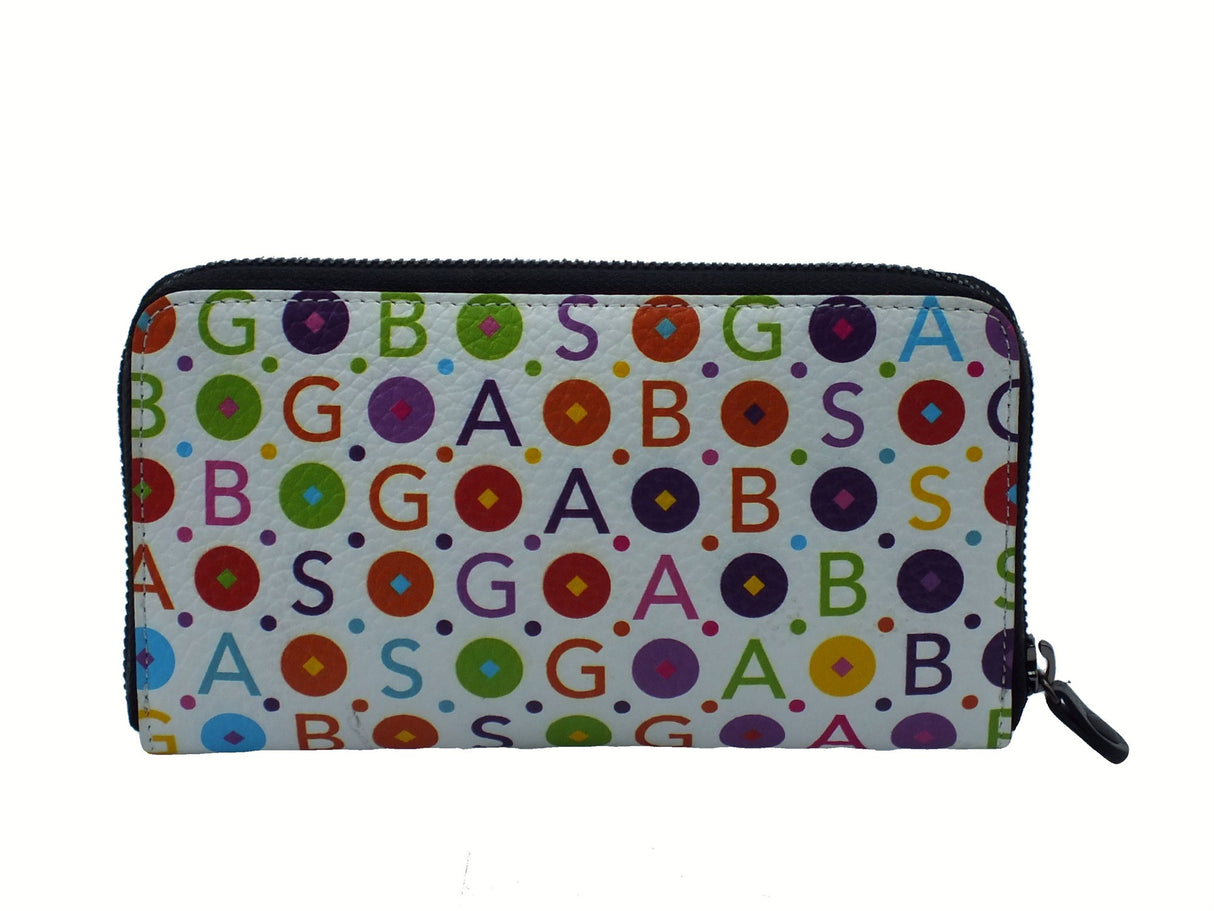 Gabs Gabs G000140ND Pop Bianco Portafogli per Donna in pelle con lampo Bianco