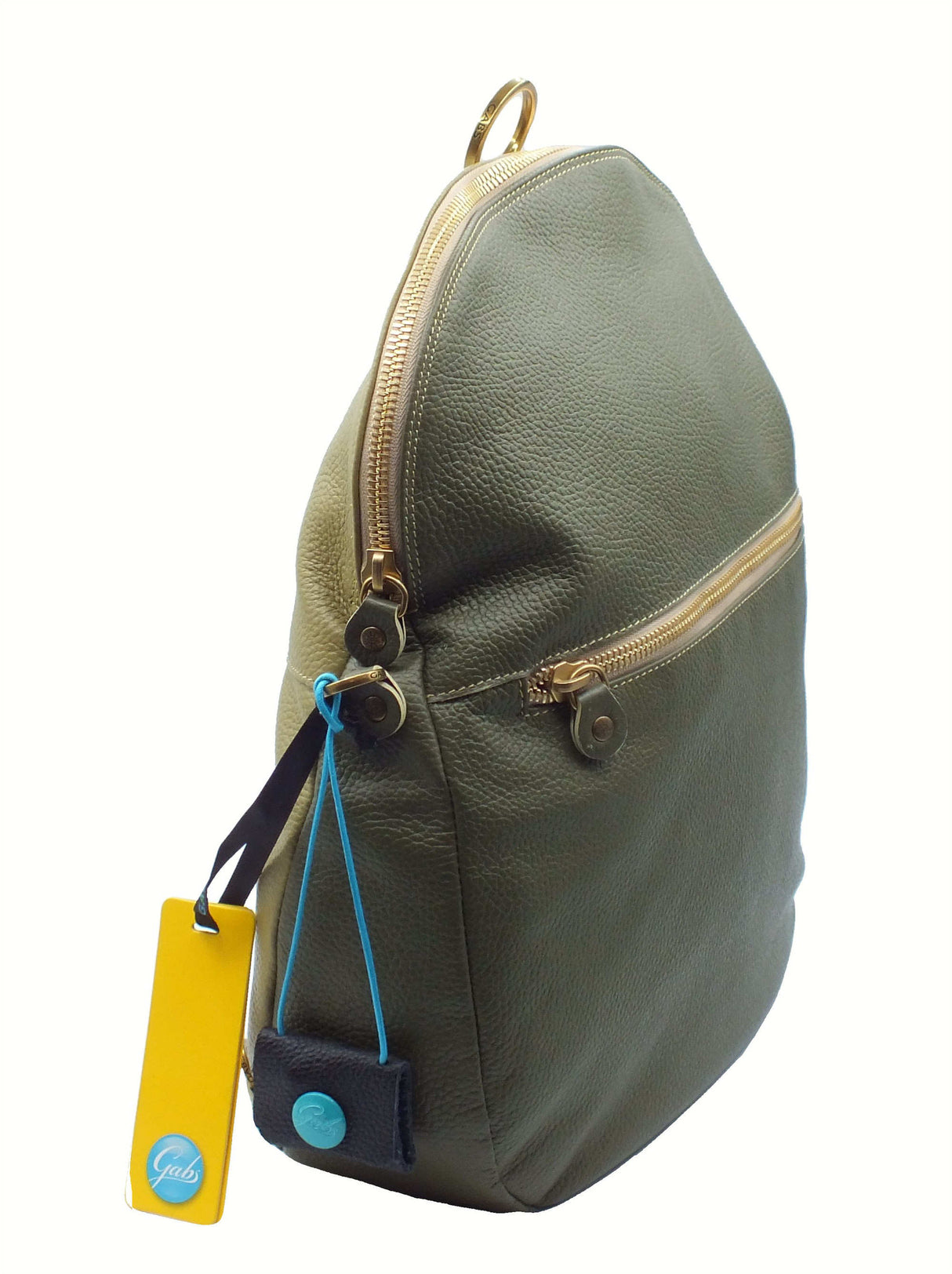 Gabs Gabs G010550T3 Janne Verde Militare TG L Zainetto per Donna in pelle Verde Militare