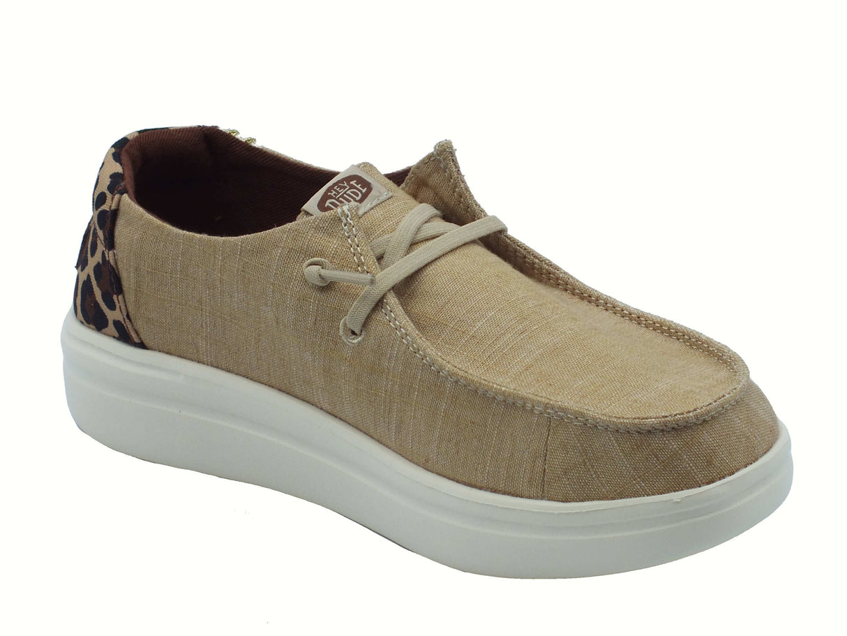 Hey Dude HeyDude 43780 Wendy Rise Animal Tan Multi Scarpe per Donna in tessuto Tan Multi